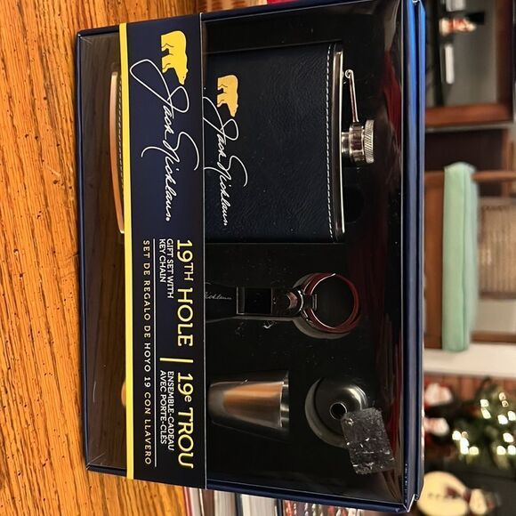 Jack Nicklaus 19th Hole gift set with key chain, new in box - Picture 5 of 5